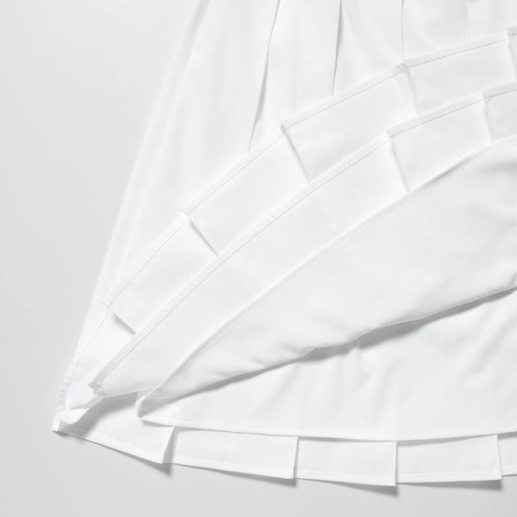 Uniqlo Jw Anderson Plisované Mini Sukne Damske Biele | DQMPZB-395
