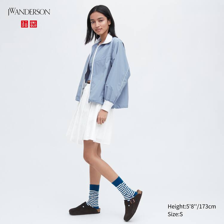 Uniqlo Jw Anderson Plisované Mini Sukne Damske Biele | DQMPZB-395