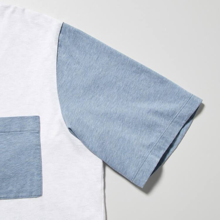 Uniqlo Jw Anderson Pocket Kratke Sleeved Tricko Panske Biele | BEQCZJ-325