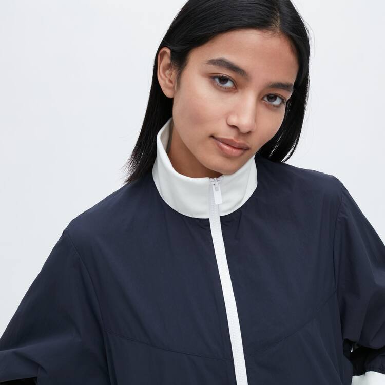 Uniqlo Jw Anderson Rebrovaný Bežná Bundy Damske Námornícka Modrá | RCFQYM-083