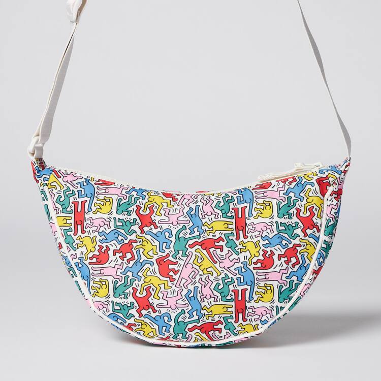 Uniqlo Keith Haring Ut Round Mini Shoulder Tasky Damske Biele | HQJFRM-945