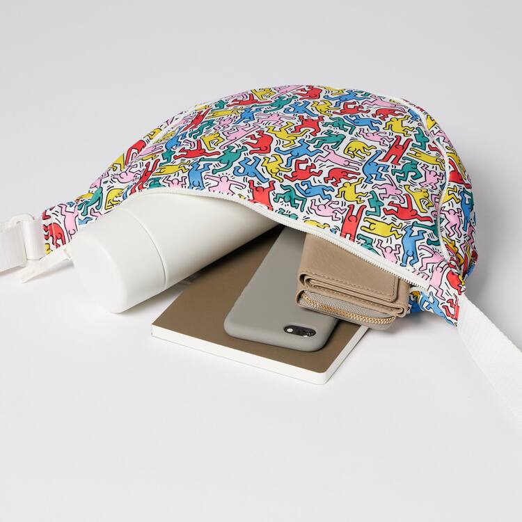 Uniqlo Keith Haring Ut Round Mini Shoulder Tasky Damske Biele | HQJFRM-945