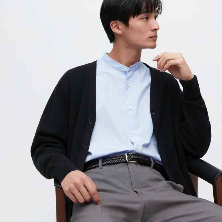 Uniqlo Kozene Mesh Opasky Panske Čierne | VZASRC-560