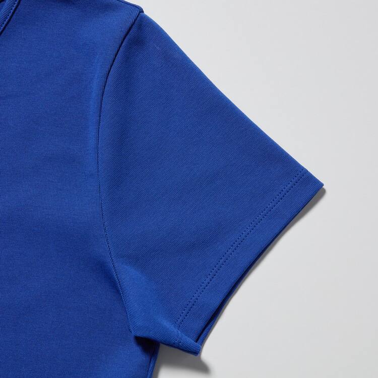 Uniqlo Kratke Sleeved Flared Saty Damske Modre | USNLHO-739