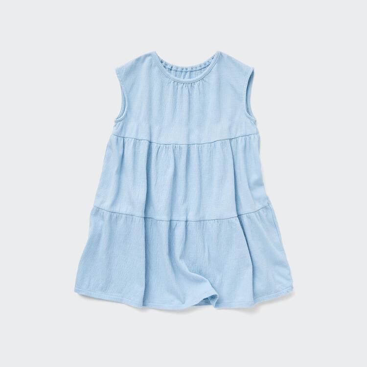 Uniqlo Kratke Sleeved Saty Pre Babatka Modre | RKWNAD-859