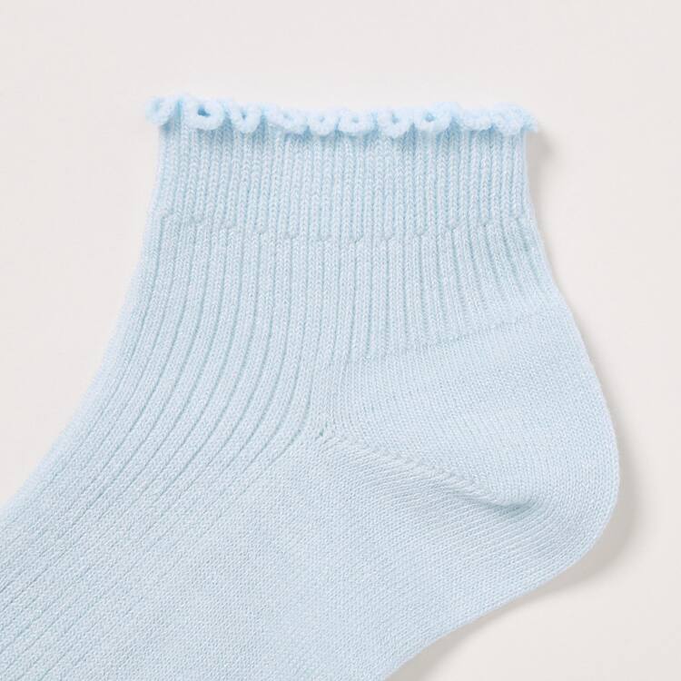 Uniqlo Kratke (Three Pairs) Ponozky Detske Modre Nachový Biele | AJMPUY-387