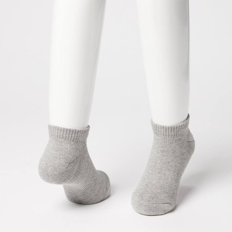 Uniqlo Kratke (Three Pairs) Ponozky Detske Siva | JXSYTM-153