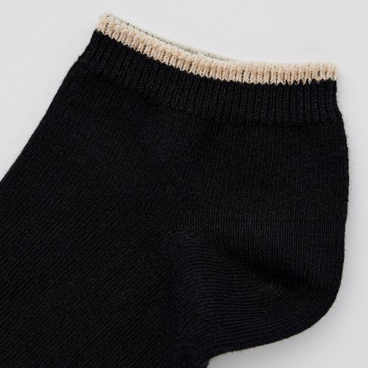 Uniqlo Kratke (Three Pairs) Ponozky Detske Béžové Červené Čierne | LFGHSQ-941