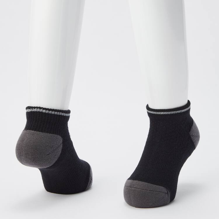 Uniqlo Kratke (Three Pairs) Ponozky Detske Čierne Modre Biele | ZAYSWV-287
