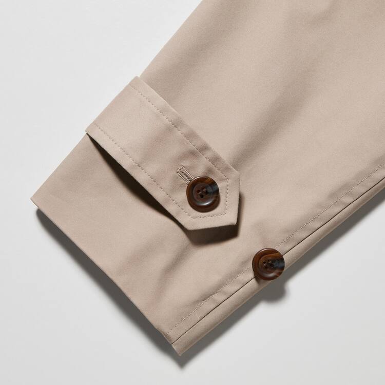 Uniqlo Kratke Trench Kabáty Damske Béžové | HLVZXD-391