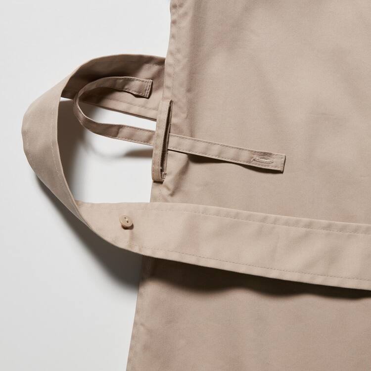 Uniqlo Kratke Trench Kabáty Damske Béžové | HLVZXD-391