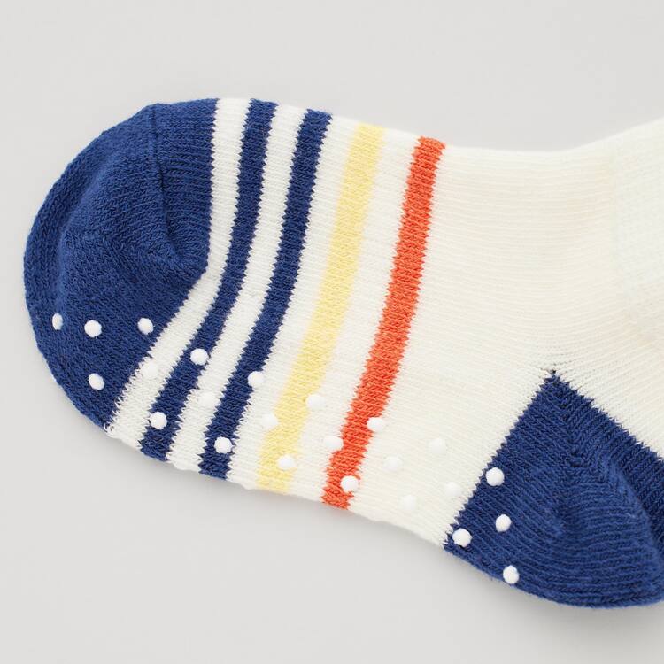 Uniqlo Kratke (Two Pairs) Ponozky Pre Babatka Biele Modre Ruzove | ESBXQA-048