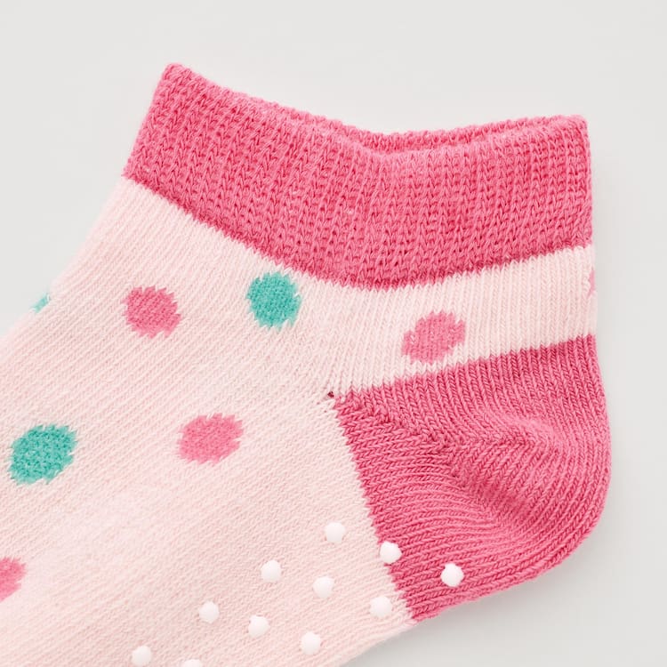 Uniqlo Kratke (Two Pairs) Ponozky Pre Babatka Ruzove Oranžové | QCSNKI-179