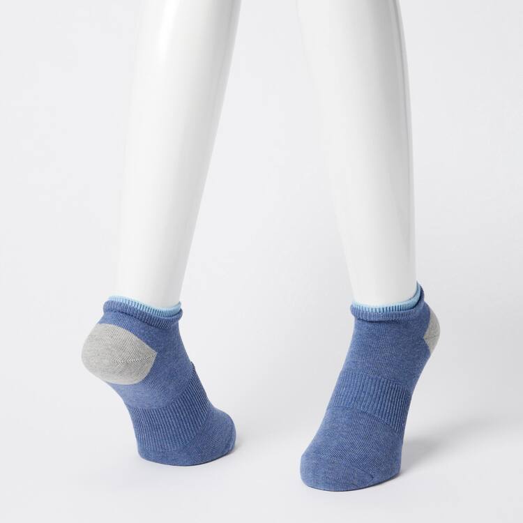 Uniqlo Layered Kratke Ponozky Panske Modre | NQHVUX-789