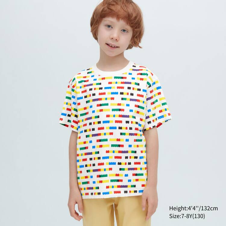 Uniqlo Lego® City Ut Grafika Tricko Detske Biele | GNWQUJ-156