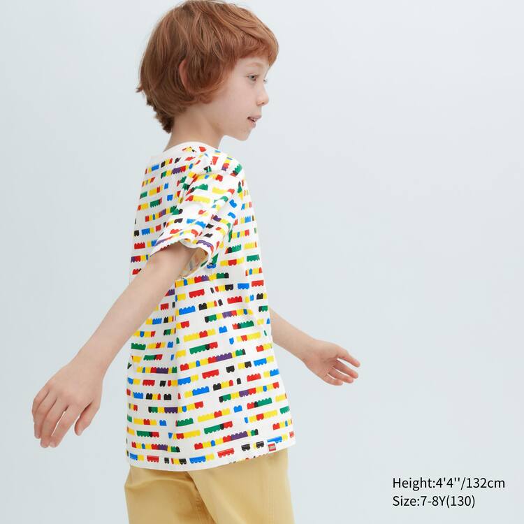 Uniqlo Lego® City Ut Grafika Tricko Detske Biele | GNWQUJ-156
