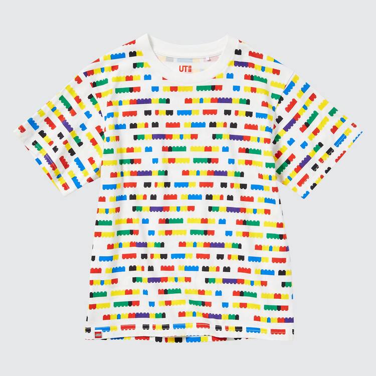 Uniqlo Lego® City Ut Grafika Tricko Detske Biele | GNWQUJ-156