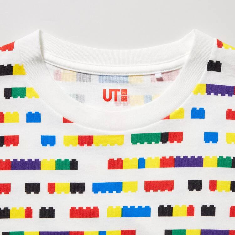 Uniqlo Lego® City Ut Grafika Tricko Detske Biele | GNWQUJ-156
