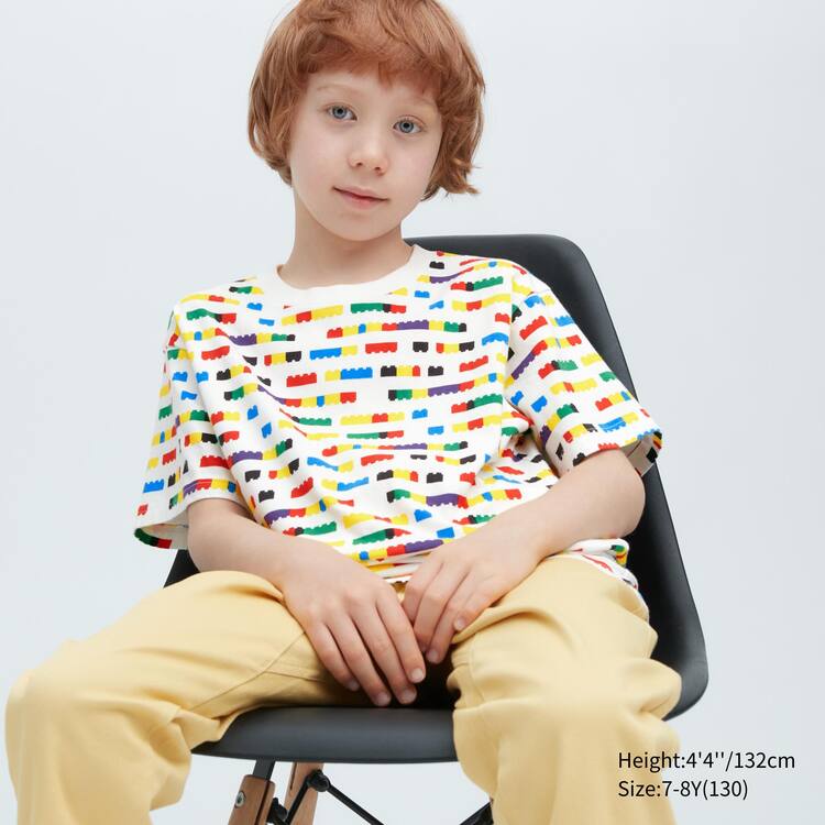 Uniqlo Lego® City Ut Grafika Tricko Detske Biele | GNWQUJ-156