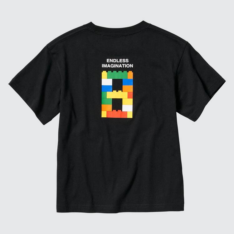 Uniqlo Lego® City Ut Grafika Tricko Detske Čierne | REMQYT-502