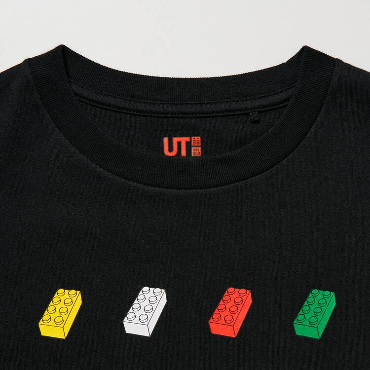 Uniqlo Lego® City Ut Grafika Tricko Detske Čierne | REMQYT-502