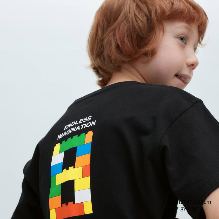Uniqlo Lego® City Ut Grafika Tricko Detske Čierne | REMQYT-502