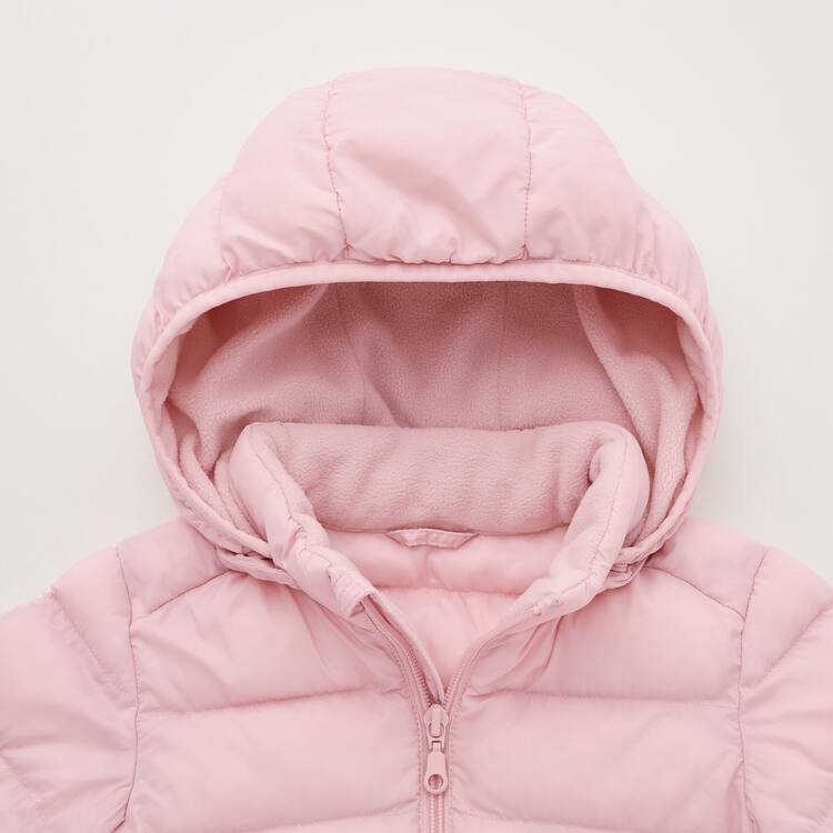 Uniqlo Light Warm Polstrované Washable Zipped Parka Pre Babatka Ruzove | AWTINK-805