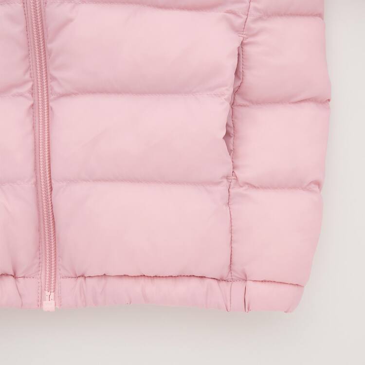 Uniqlo Light Warm Polstrované Washable Zipped Parka Pre Babatka Ruzove | AWTINK-805