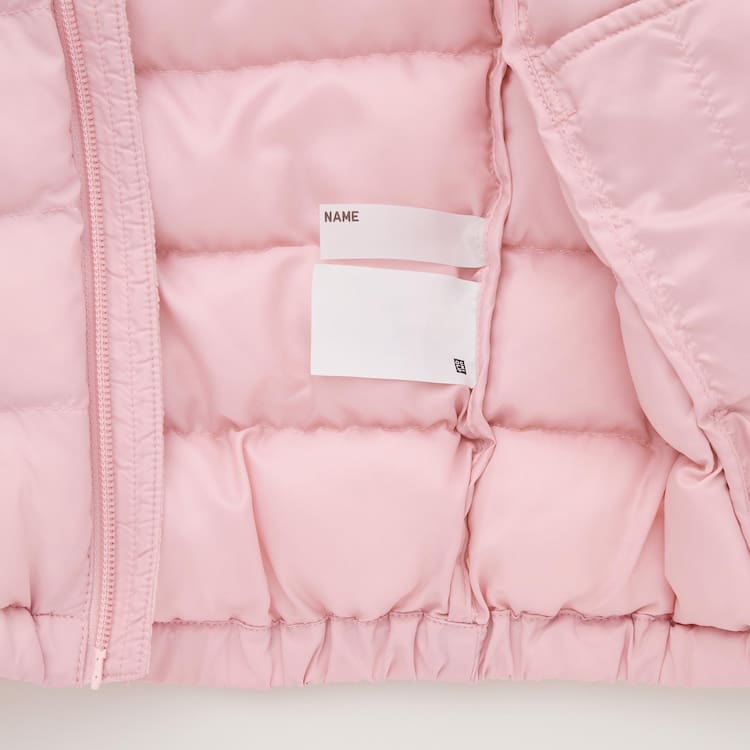 Uniqlo Light Warm Polstrované Washable Zipped Parka Pre Babatka Ruzove | AWTINK-805