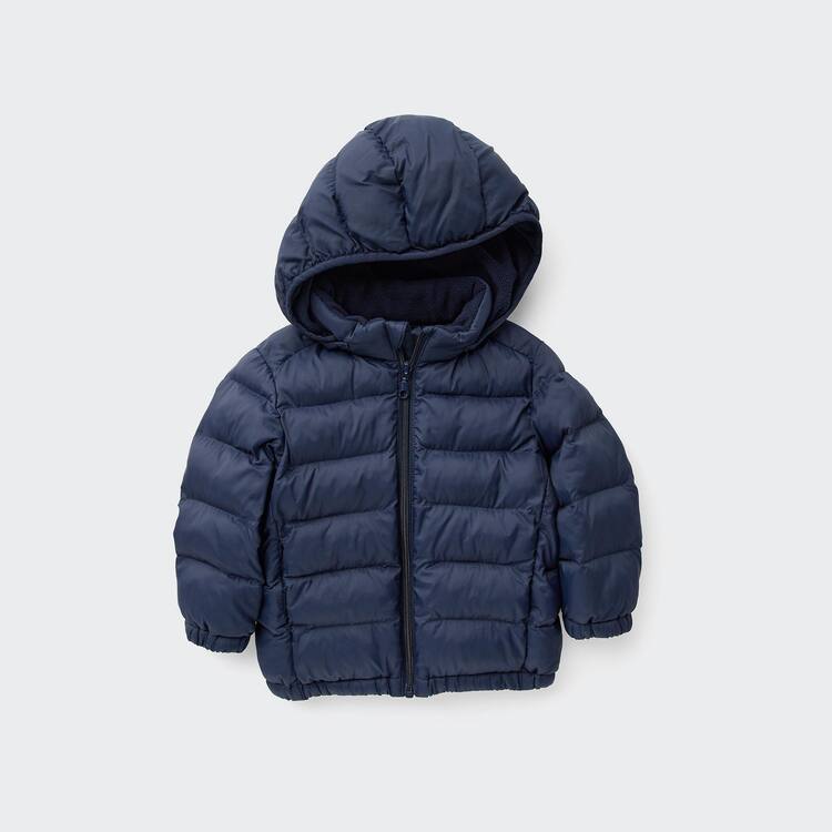 Uniqlo Light Warm Polstrované Washable Zipped Parka Pre Babatka Námornícka Modrá | IZRQSC-028