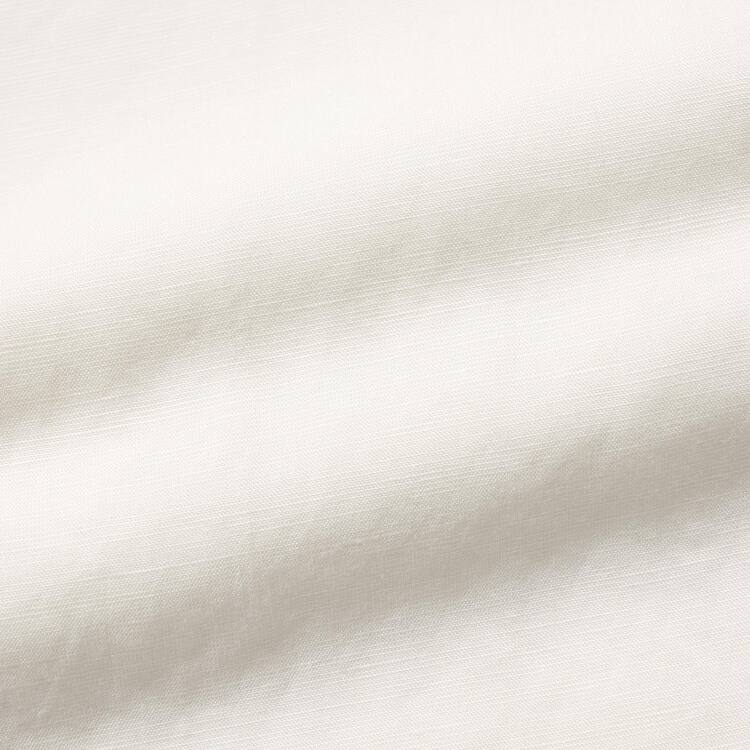 Uniqlo Linen Blend 3/4 Sleeved Saty Damske Biele | FRDWIJ-743