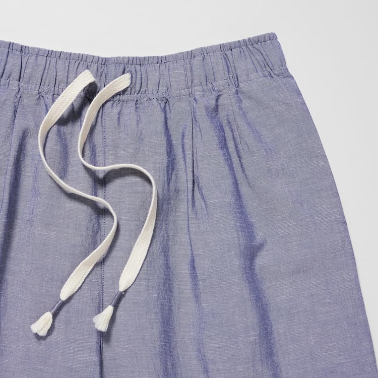 Uniqlo Linen Blend Easy Loungewear Damske Siva | CVOUSX-972