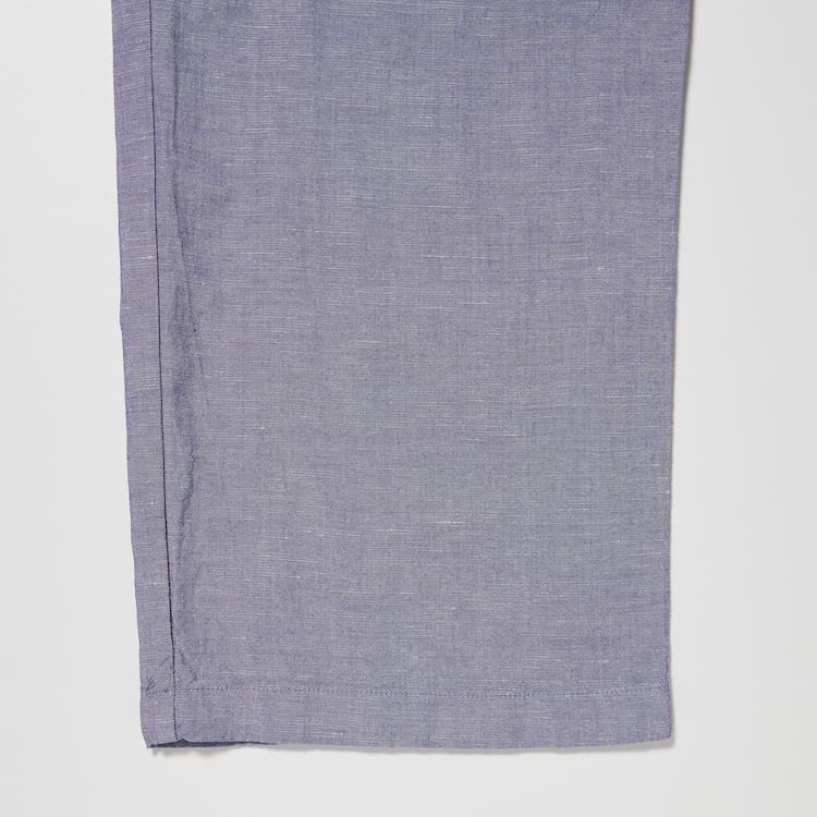 Uniqlo Linen Blend Easy Loungewear Damske Siva | CVOUSX-972