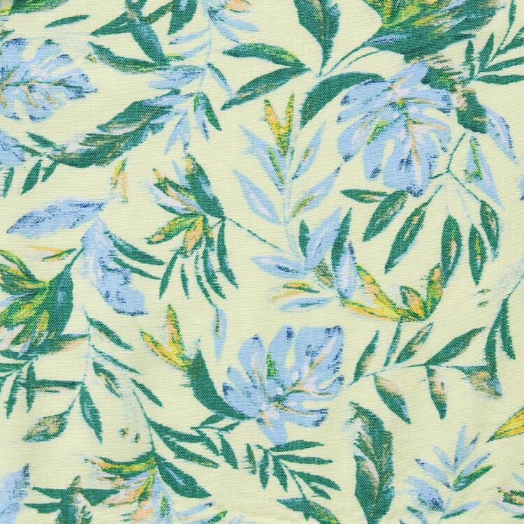 Uniqlo Linen Blend Flower Print Easy Sortky Detske Krém | TMVUNJ-012