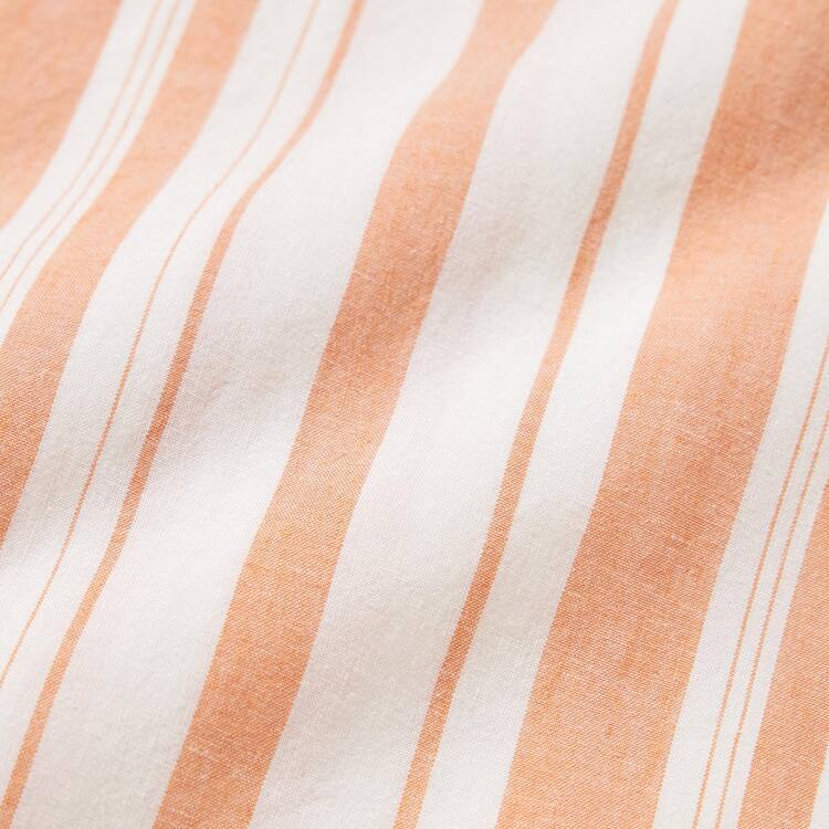 Uniqlo Linen Blend Kratke Sleeved Set Loungewear Damske Oranžové | SVBLFU-245