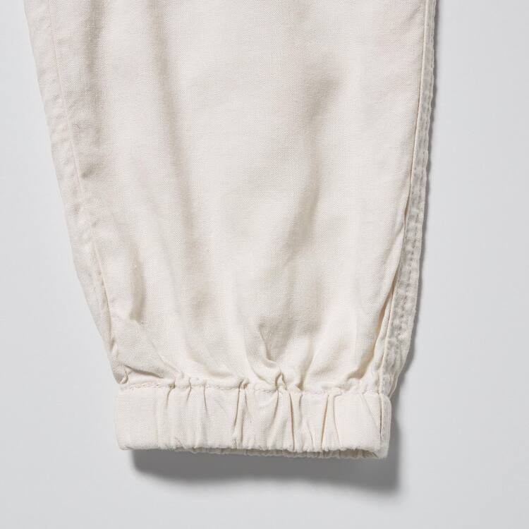 Uniqlo Linen Blend Relaxed Fit Jogger Nohavice Detske Béžové | BQXAWD-258