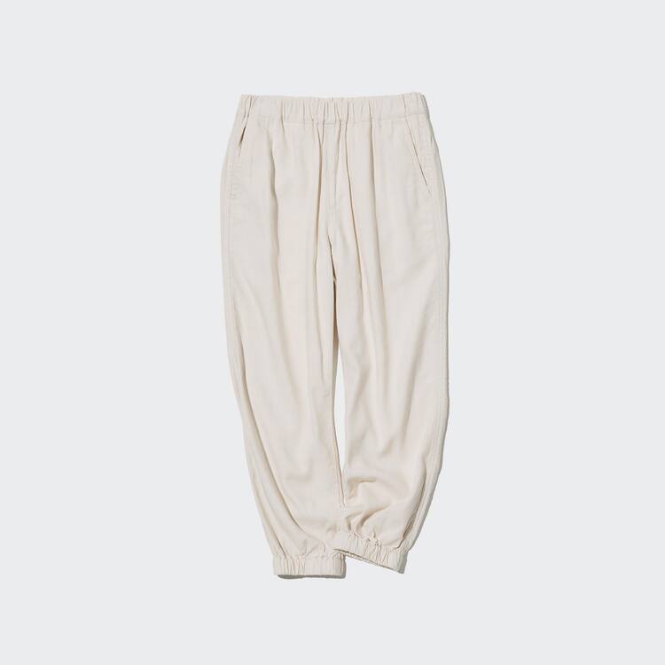 Uniqlo Linen Blend Relaxed Fit Jogger Nohavice Detske Béžové | BQXAWD-258