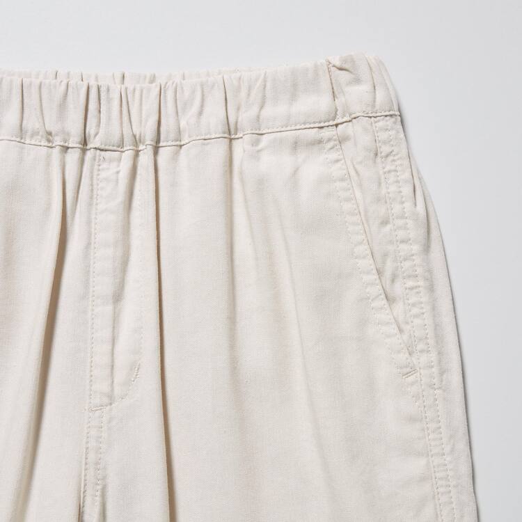 Uniqlo Linen Blend Relaxed Fit Jogger Nohavice Detske Béžové | BQXAWD-258