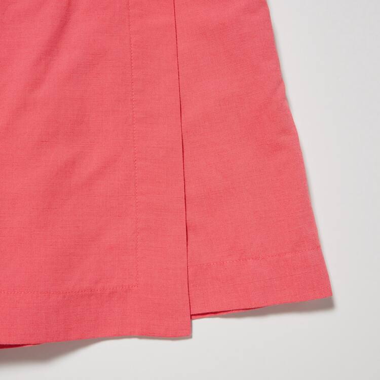 Uniqlo Linen Blend Skort Sukne Damske Ruzove | EWMIOB-895