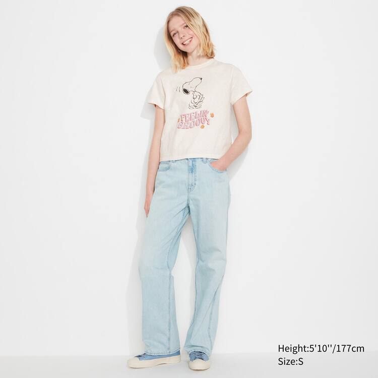 Uniqlo Love Sunshine & Peanuts Ut Grafika Tricko Damske Biele | AEZCPK-427