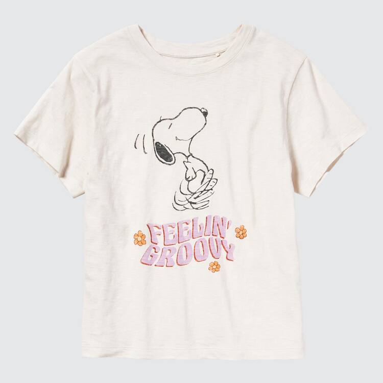 Uniqlo Love Sunshine & Peanuts Ut Grafika Tricko Damske Biele | AEZCPK-427