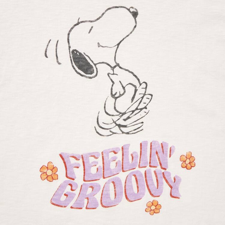 Uniqlo Love Sunshine & Peanuts Ut Grafika Tricko Damske Biele | AEZCPK-427