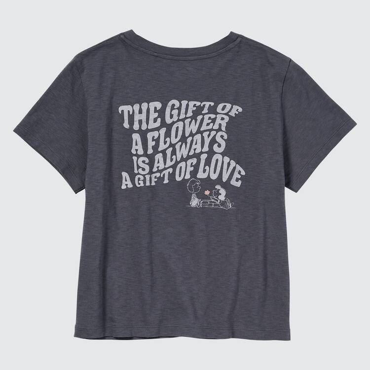 Uniqlo Love Sunshine & Peanuts Ut Grafika Tricko Damske Tmavo Siva | AOQUNR-720