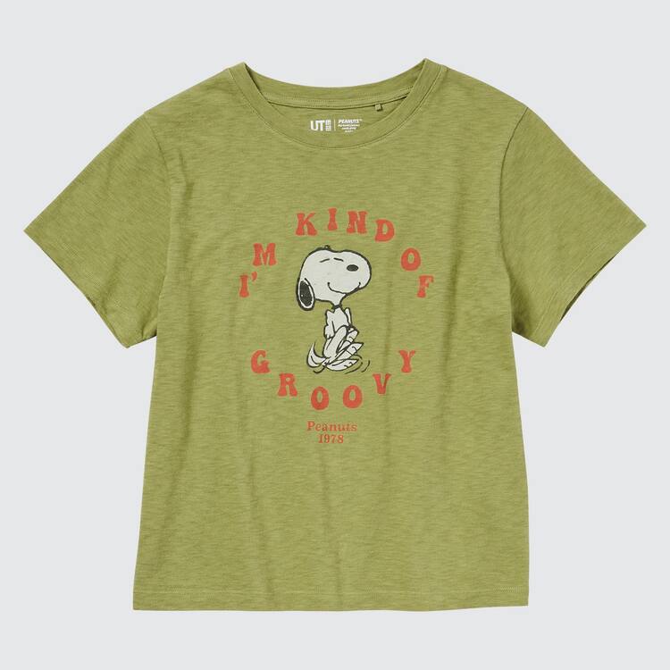 Uniqlo Love Sunshine & Peanuts Ut Grafika Tricko Damske Zelene | RVOFTE-913