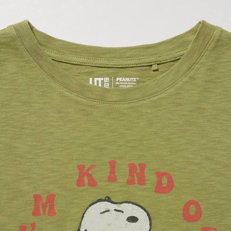 Uniqlo Love Sunshine & Peanuts Ut Grafika Tricko Damske Zelene | RVOFTE-913