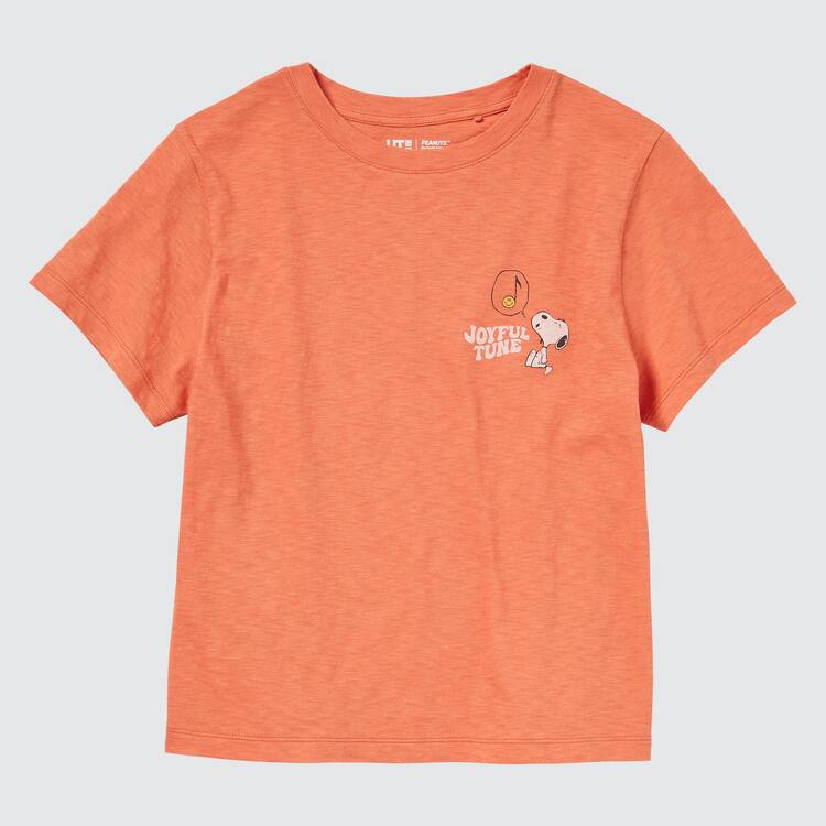 Uniqlo Love Sunshine & Peanuts Ut Grafika Tricko Damske Oranžové | XOJBZU-024