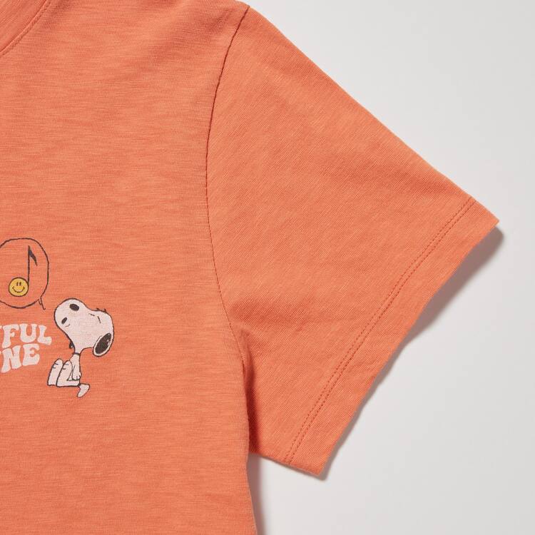 Uniqlo Love Sunshine & Peanuts Ut Grafika Tricko Damske Oranžové | XOJBZU-024