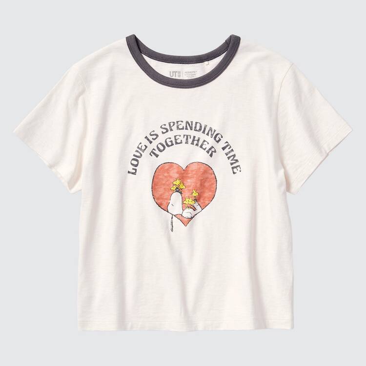 Uniqlo Love Sunshine & Peanuts Ut Grafika Tricko Damske Biele | YORWLA-739