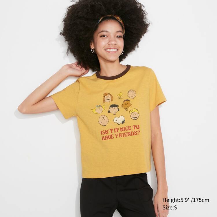 Uniqlo Love Sunshine & Peanuts Ut Grafika Tricko Damske Žlté | ZVUILT-851