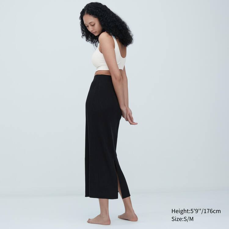 Uniqlo Mame Kurogouchi 3d Knit Seamless Sukne Damske Čierne | SZVJNT-496